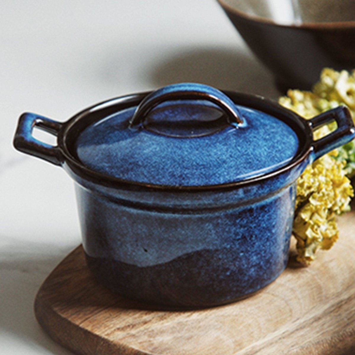 Euna - Ceramic Stew Pot With Lid – Eunaliving